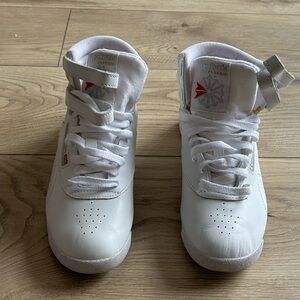 Reebok White High-Top Athletic Shoes